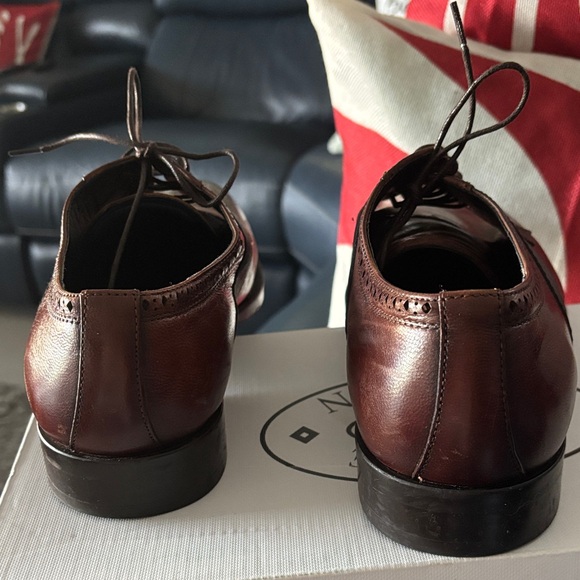 Steve Madden Dark Brown Leather Oxfords - Picture 2 of 10